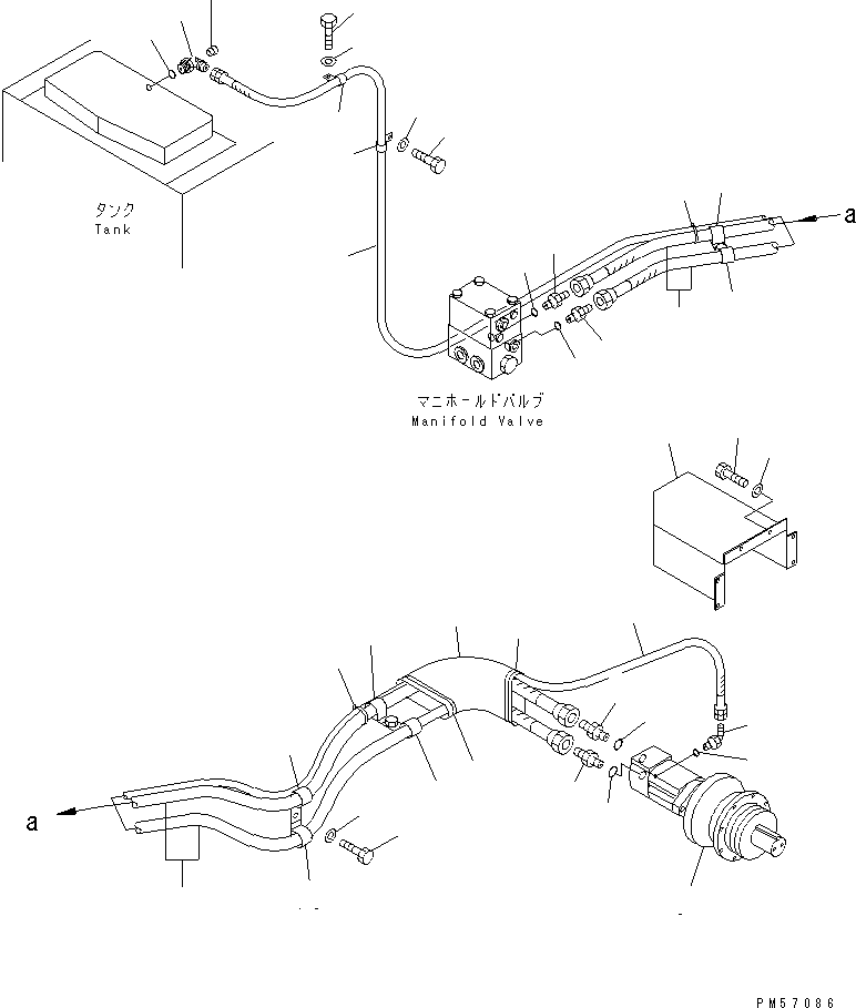 MOTOR ASS'Y,CONVEYOR 277-61-11201 KOMATSU