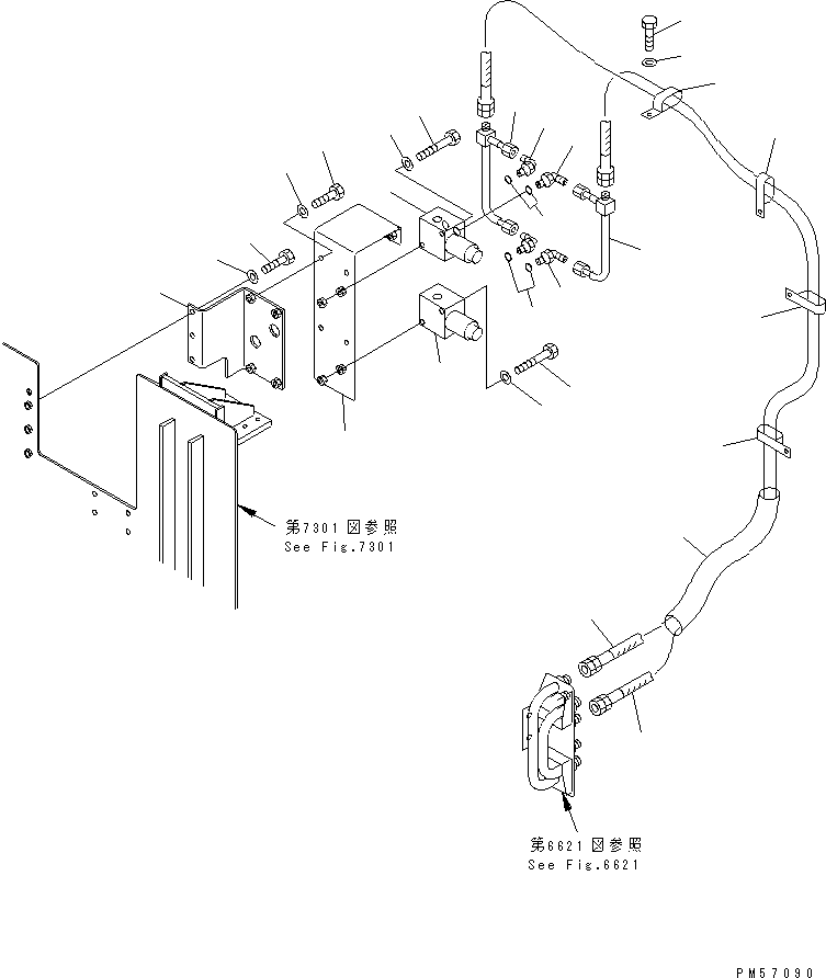 VALVE ASS'Y,SOLENOID 277-60-53300 KOMATSU
