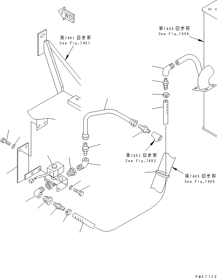 Переходник 07326-20603 KOMATSU