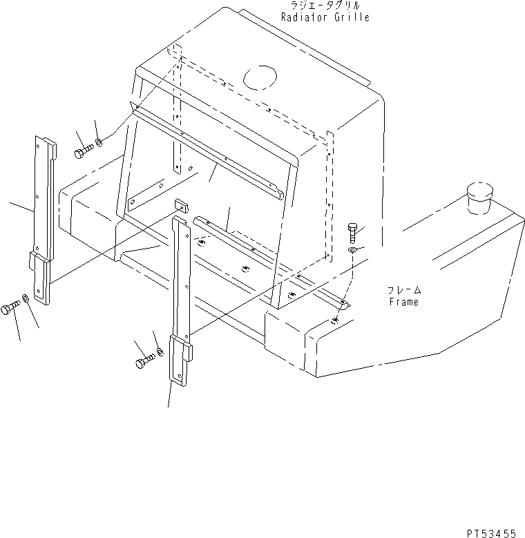 PLATE,BAFFLE 26C-54-13280 KOMATSU