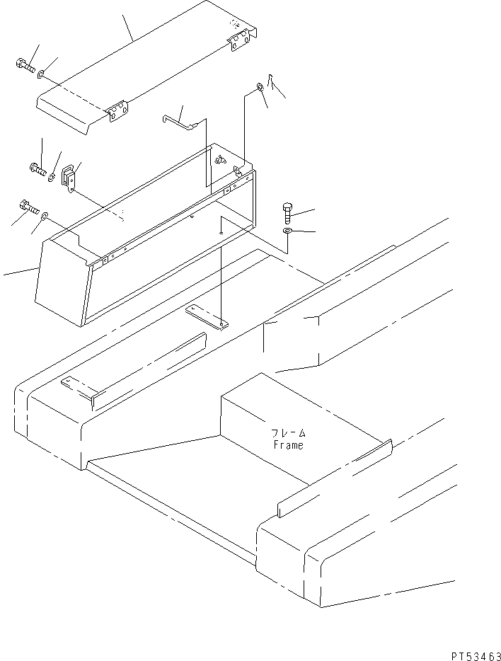 BOX,TOOL 26C-54-13110 KOMATSU