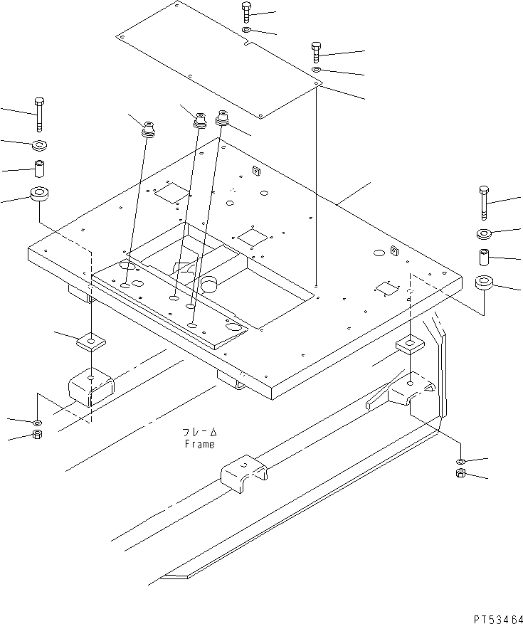 PLAT FORM 26C-54-11110 KOMATSU