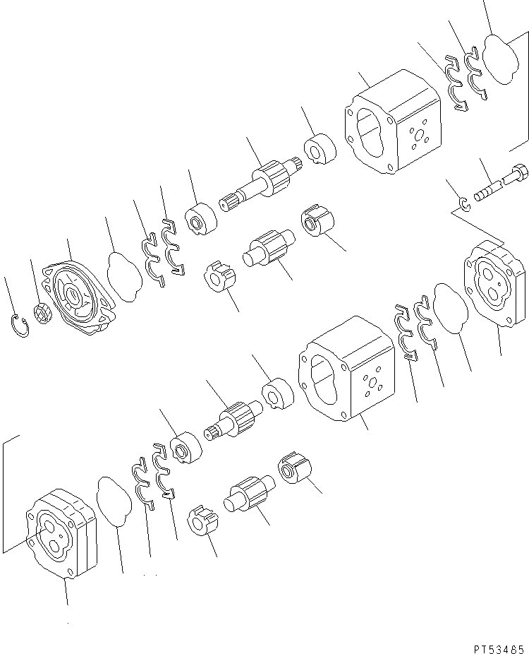 Болт KB20131-30534 KOMATSU