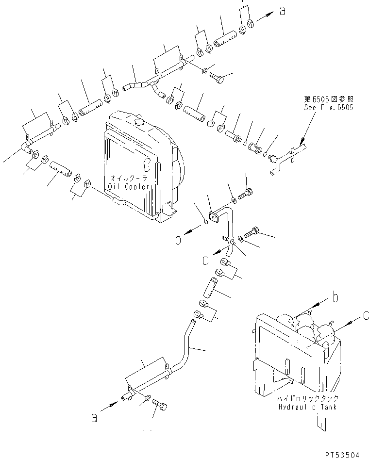 Трубка 26C-60-15210 KOMATSU