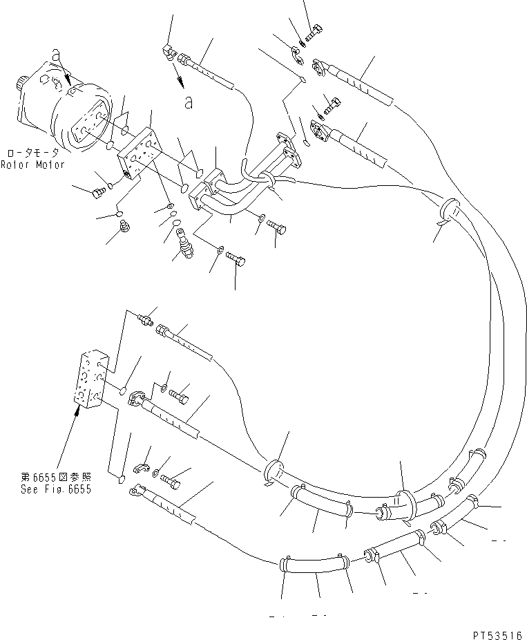 Шланг 07098-01221 KOMATSU