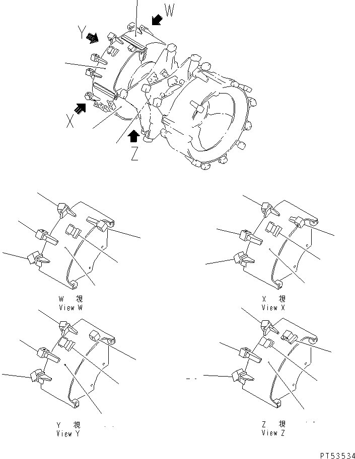 BIT BOX ASS'Y (WELDED) 26C-70-11880 KOMATSU