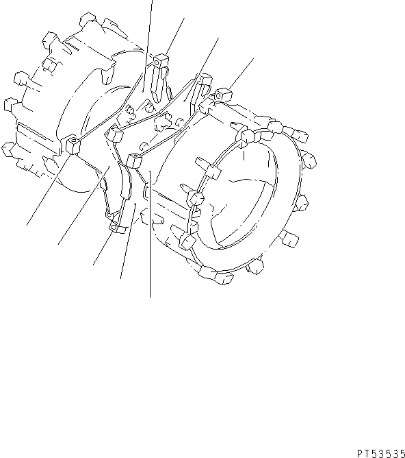 DISK,INSIDE (26C-70-11670) KOMATSU