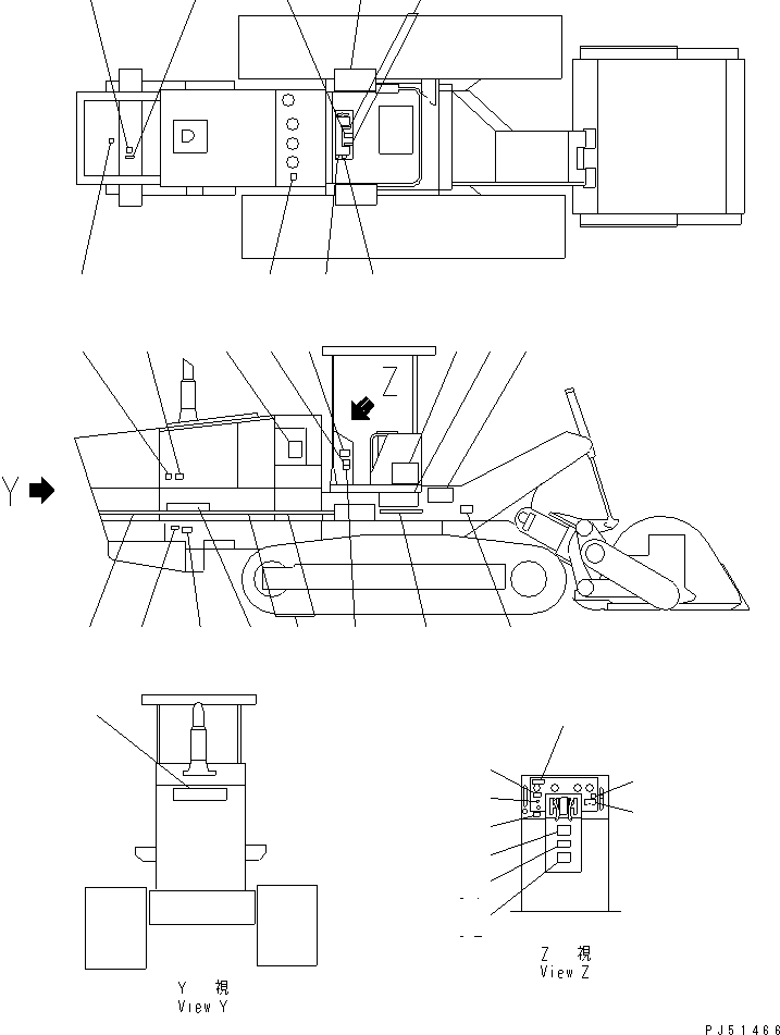 Табличка смазки 263-53-31150 KOMATSU