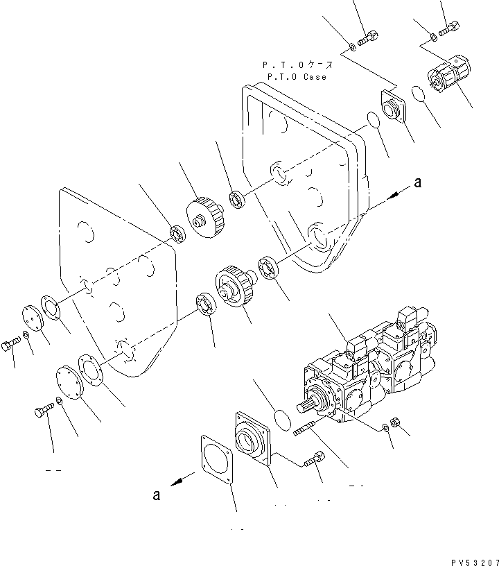 Фланец 262-19-11262 KOMATSU
