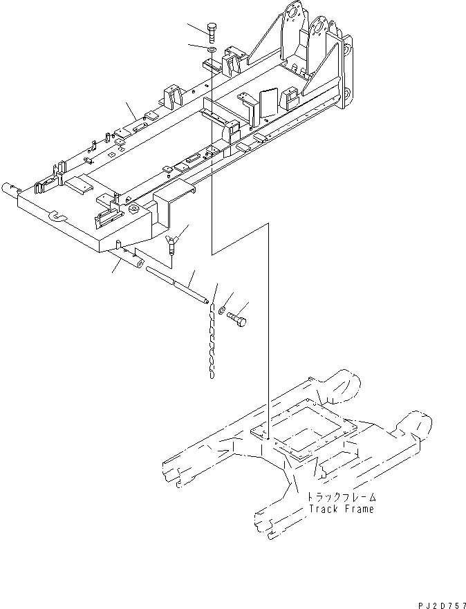FRAME ASS'Y,(WITH AIR CONDITIONER) 263-809-1230 KOMATSU