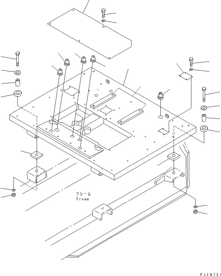 PLAT FORM 263-95-31511 KOMATSU