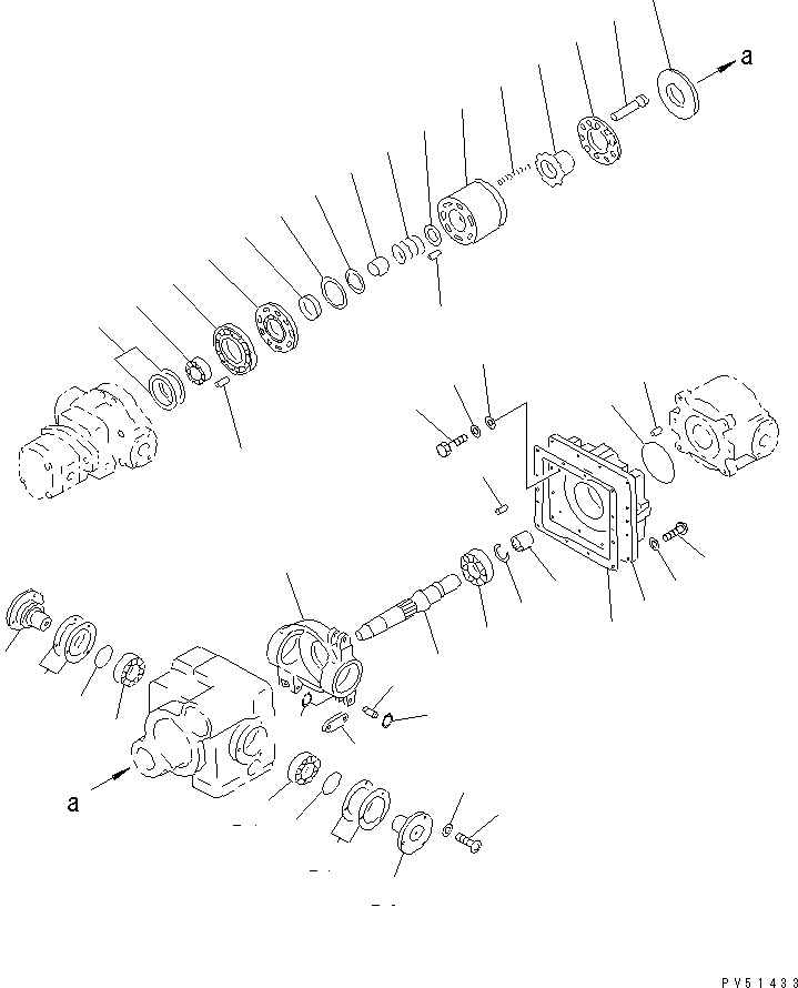 Передняя крышка (\7\263-61-11560) KOMATSU