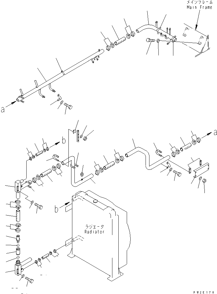 Трубка 263-78-15512 KOMATSU