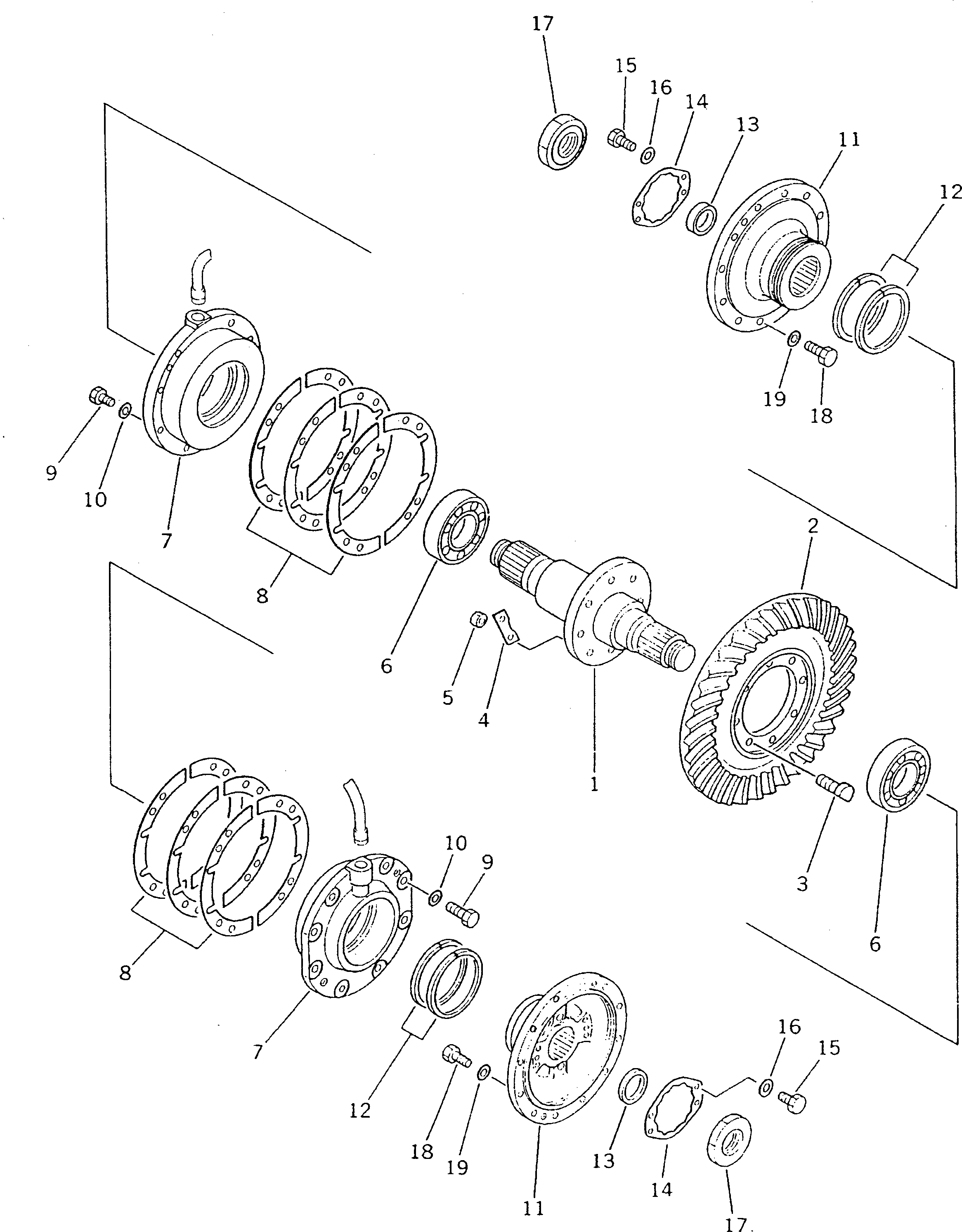 GEAR,BEVEL 154-21-41151 KOMATSU