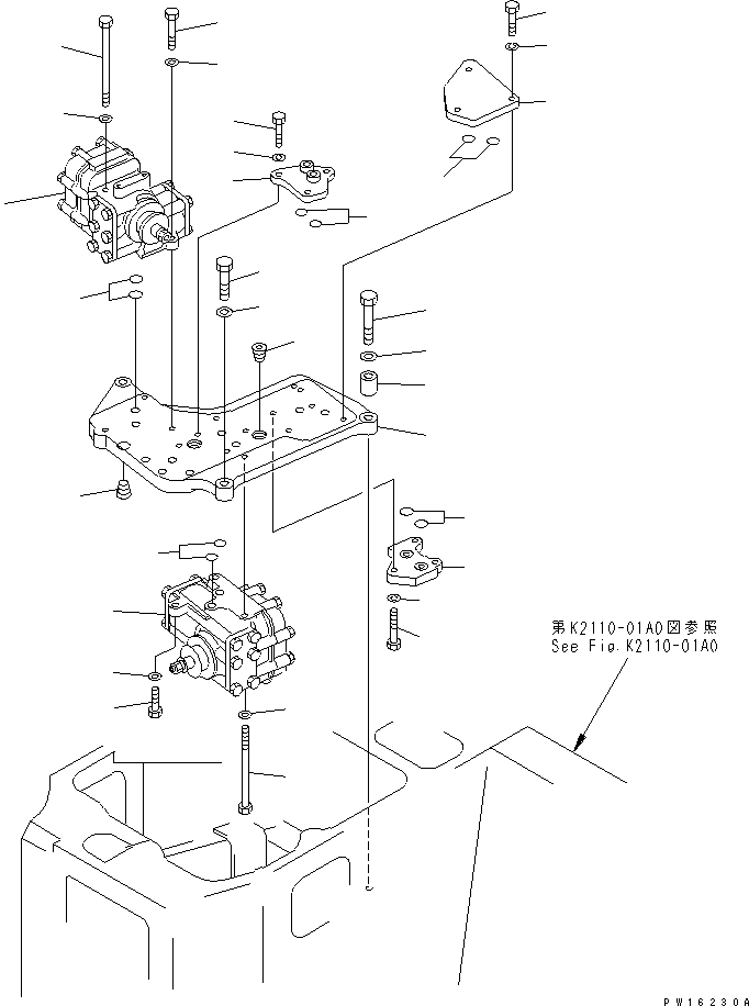 Пластина 175-61-21420 KOMATSU