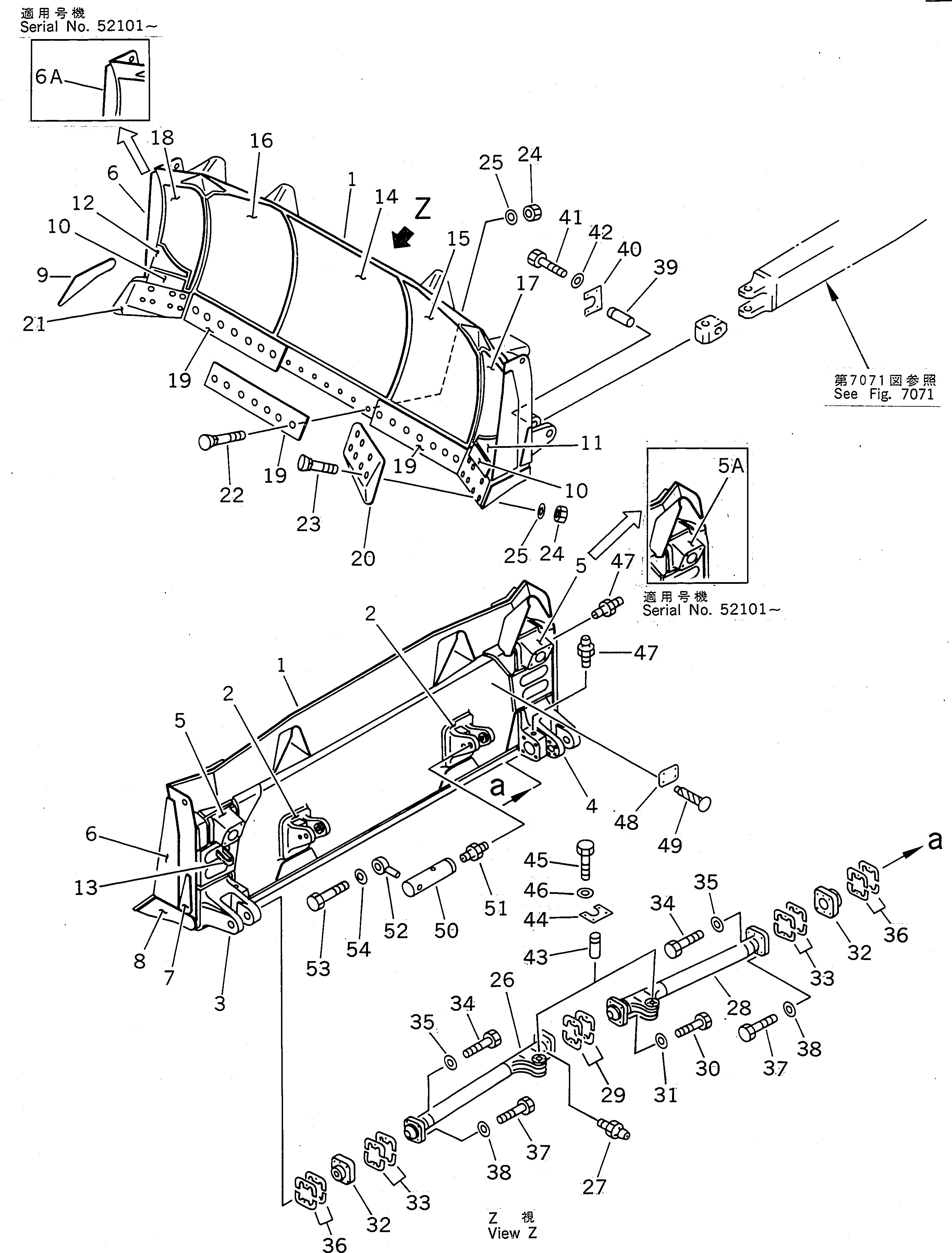 Пластина (сварная) 175-71-22199 KOMATSU