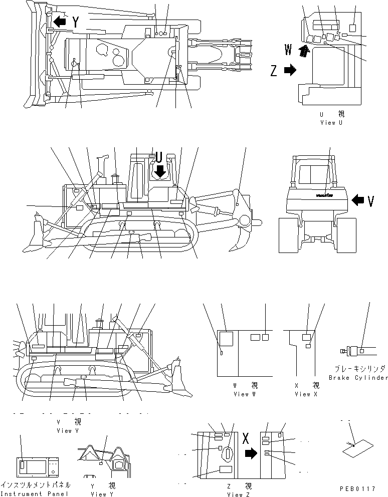 Схема смазки 175-98-41250 KOMATSU