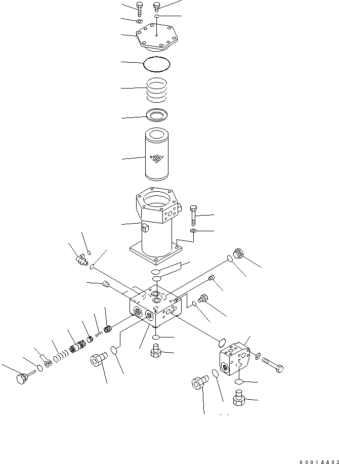 Корпус 17A-49-21841 KOMATSU