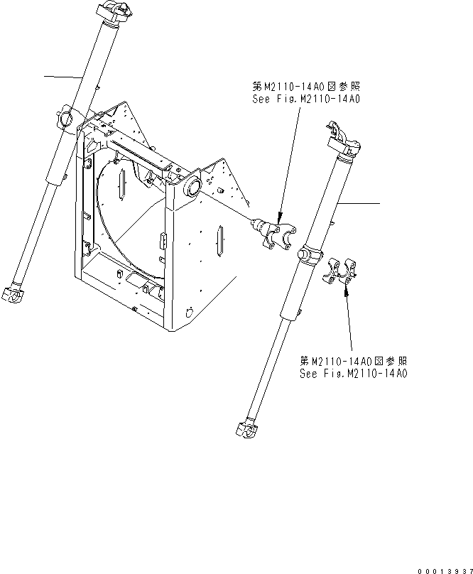 CYLINDER GROUP,R.H. (707-02-X7450) KOMATSU