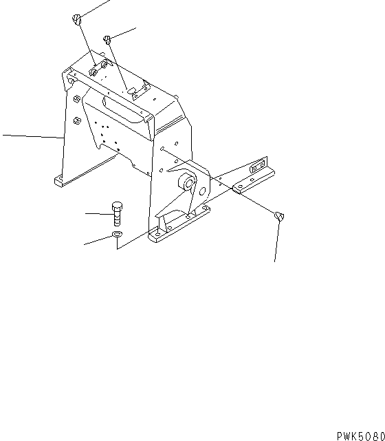 FRAME,LOADER 104-54-49150 KOMATSU