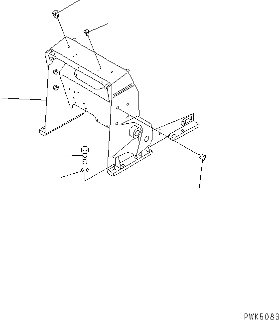 FRAME,LOADER 104-54-41250 KOMATSU