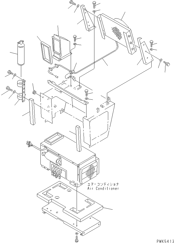 CONDENSER,(SEE FIG.K0710-52A0) (104-Y11-4331) KOMATSU
