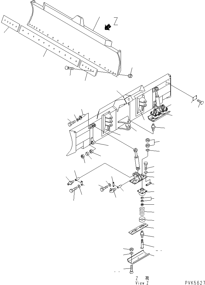 Пластина 21T-72-25740 KOMATSU