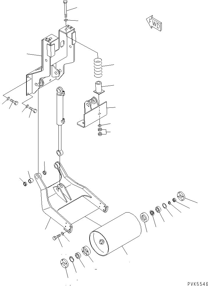 Проставка 101-865-1540 KOMATSU
