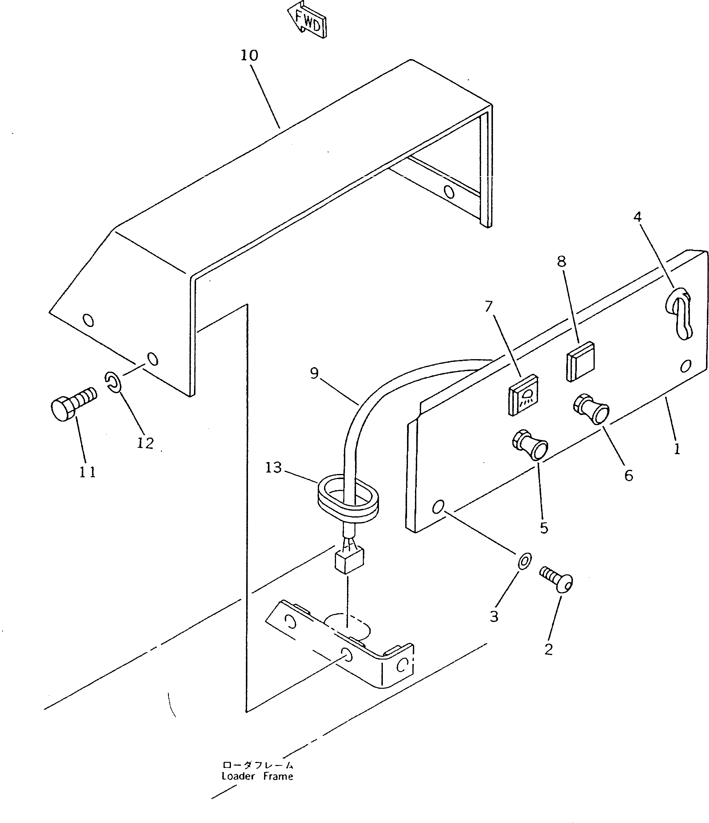 LAMP¤ INDICATOR,TURN SIGNAL 103-B60-2330 KOMATSU