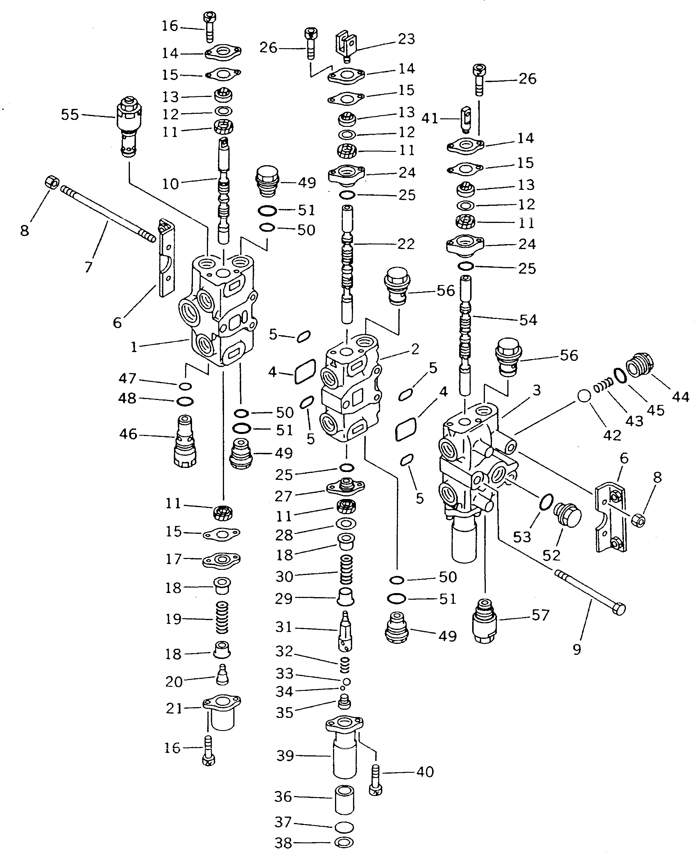 Клапан в сборе 709-23-12801 KOMATSU
