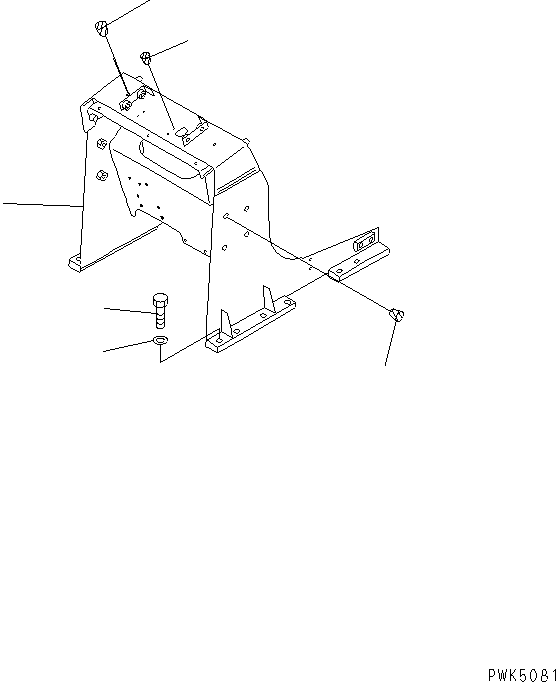 FRAME,LOADER 10G-54-49130 KOMATSU