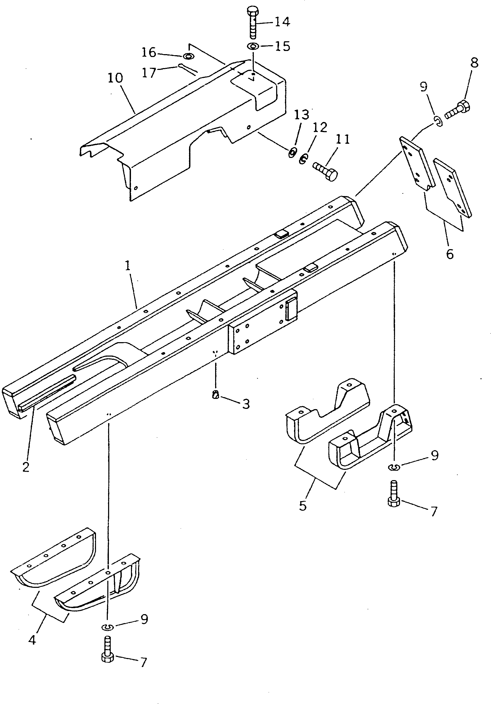 FRAME,TRACK¤ R.H. 10G-30-21121 KOMATSU