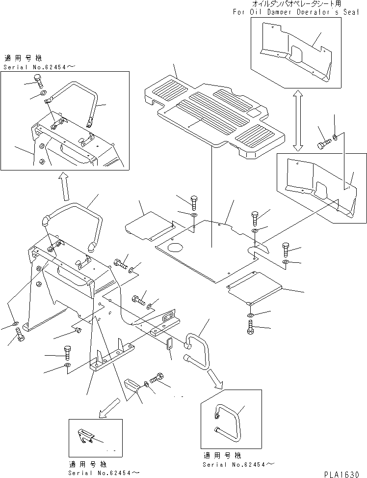 FRAME,LOADER 10G-54-29311 KOMATSU
