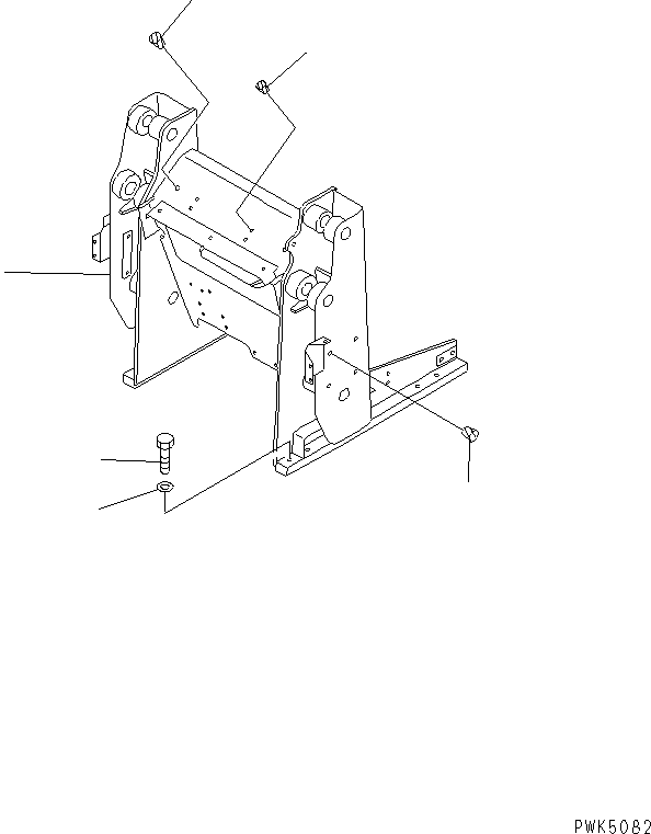 FRAME,LOADER 103-54-49130 KOMATSU