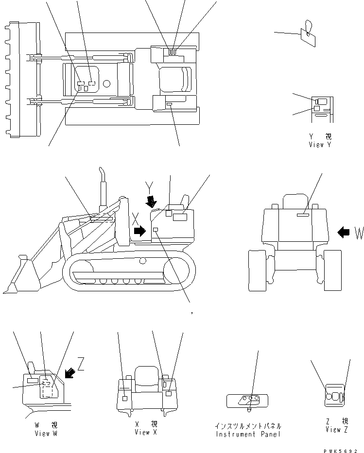 PLATE¤ DATA,D20S 102-98-51952 KOMATSU