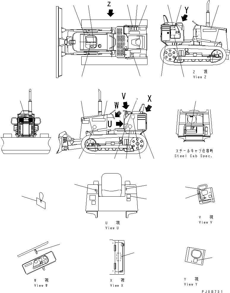 PLATE MARK,D21A 104-98-32990 KOMATSU
