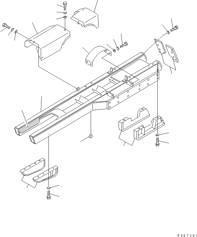 FRAME,TRACK¤ R.H. 10G-30-29140 KOMATSU