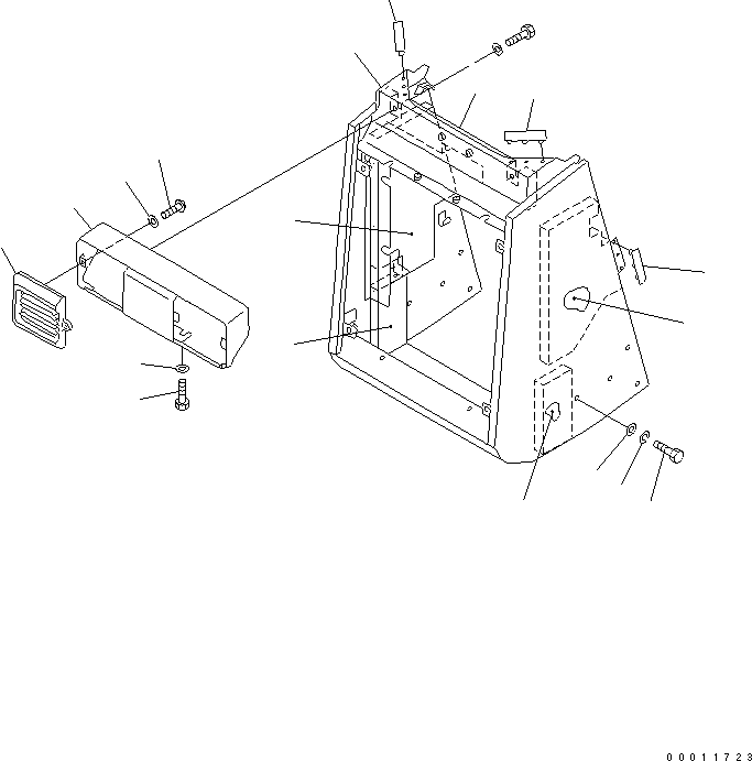 SHEET,L.H. 104-54-51780 KOMATSU