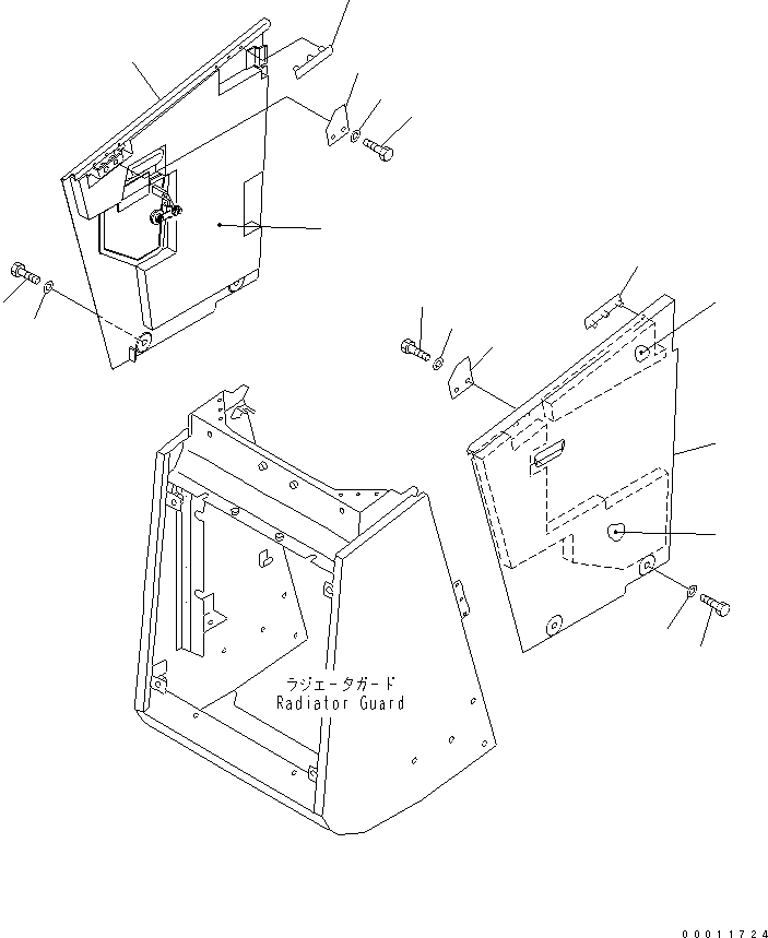 SHEET,R.H. 104-54-52280 KOMATSU
