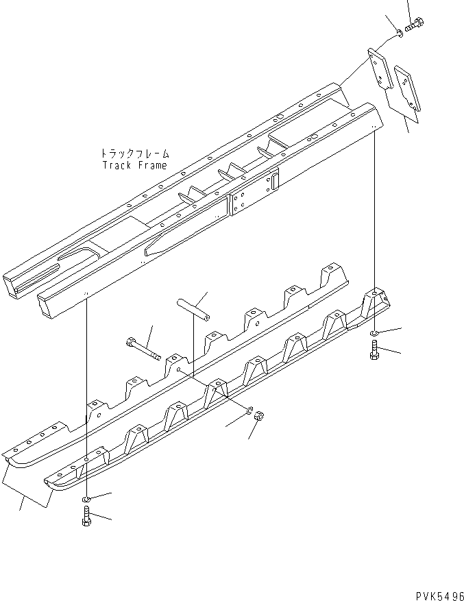 GUARD,L.H. OUTER AND R.H. INNER 10F-30-22110 KOMATSU