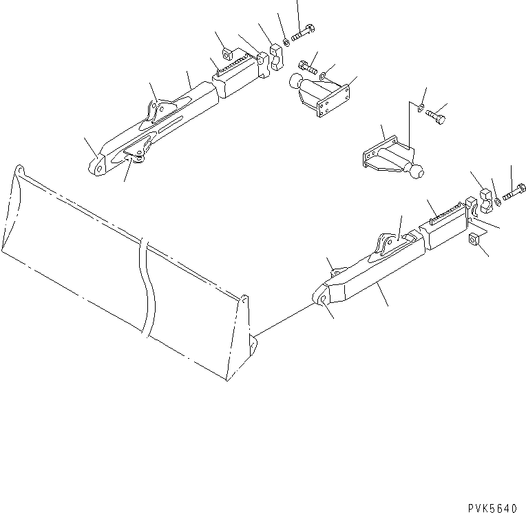 FRAME ASS'Y,L.H. 10F-B74-0052 KOMATSU