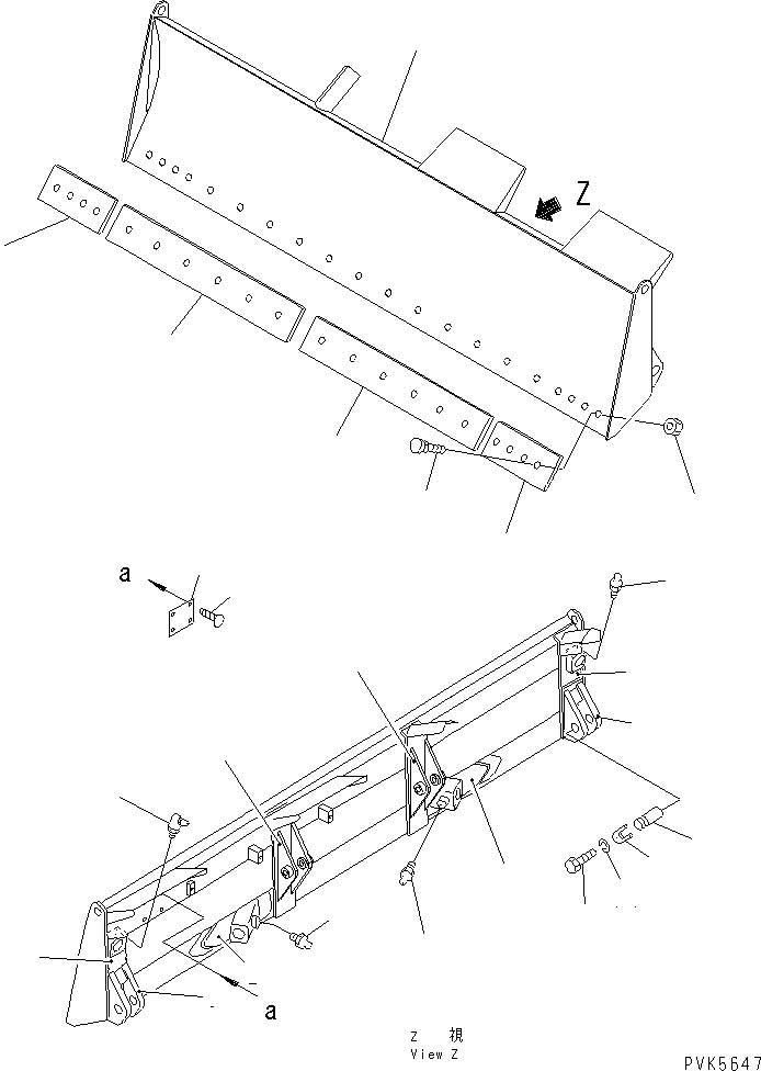 Кронштейн правый (сварной) 10G-B70-8340 KOMATSU