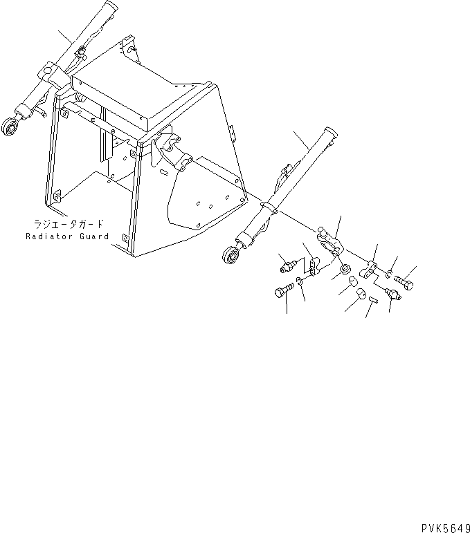 CYLINDER GROUP,LIFT¤R.H.(SEE FIG.Y1620-01A3) (\8\10G-63-X2220) KOMATSU