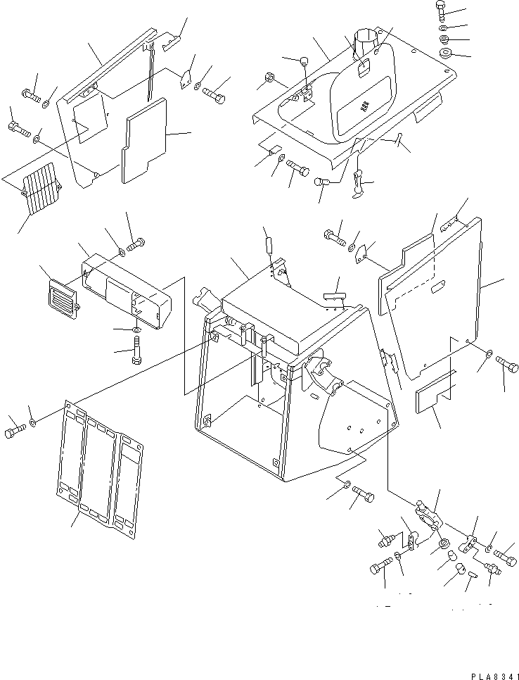 GUARD,RADIATOR 10G-54-21150 KOMATSU