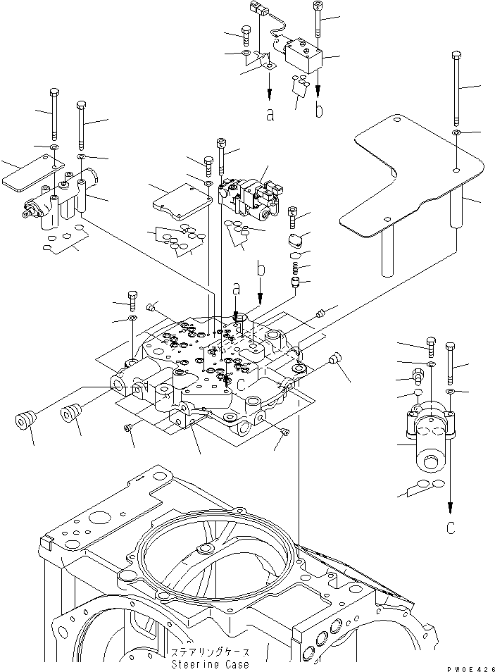 VALVE ASSY 17M-22-42001 KOMATSU