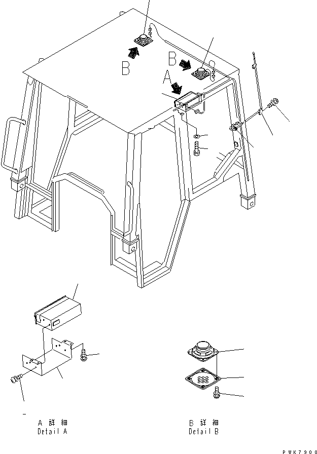 Кронштейн 114-X11-2610 KOMATSU