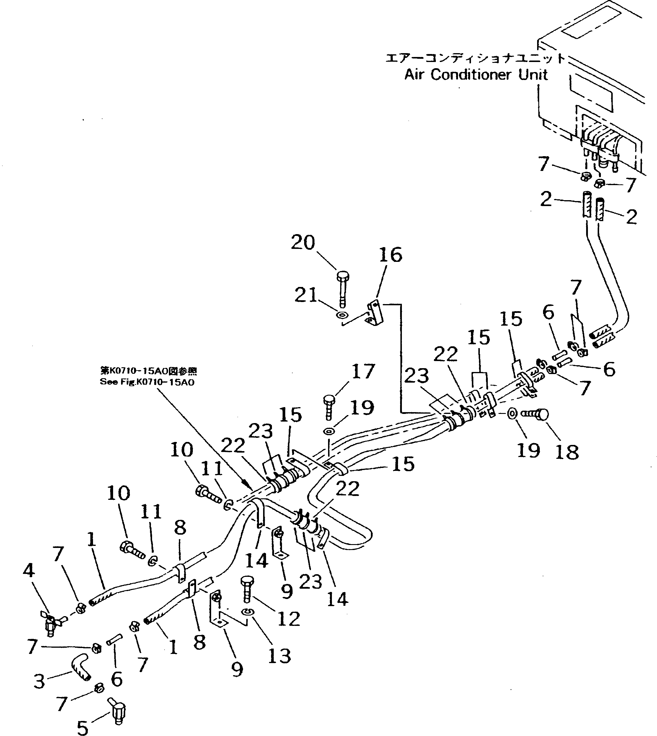 Шланг 114-X11-6160 KOMATSU