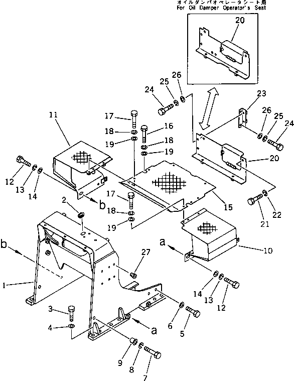 FRAME,LOADER 11G-54-49321 KOMATSU