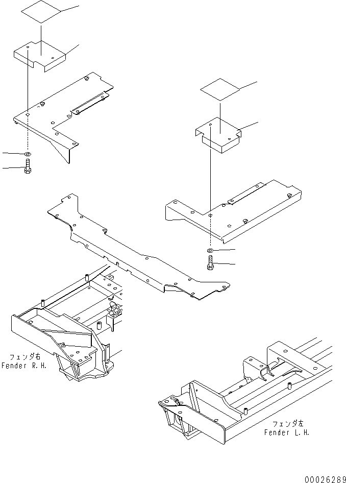 Крышка правая 11Y-54-24460 KOMATSU