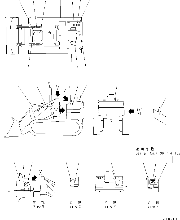 PLATE¤ DATA 113-98-42950 KOMATSU